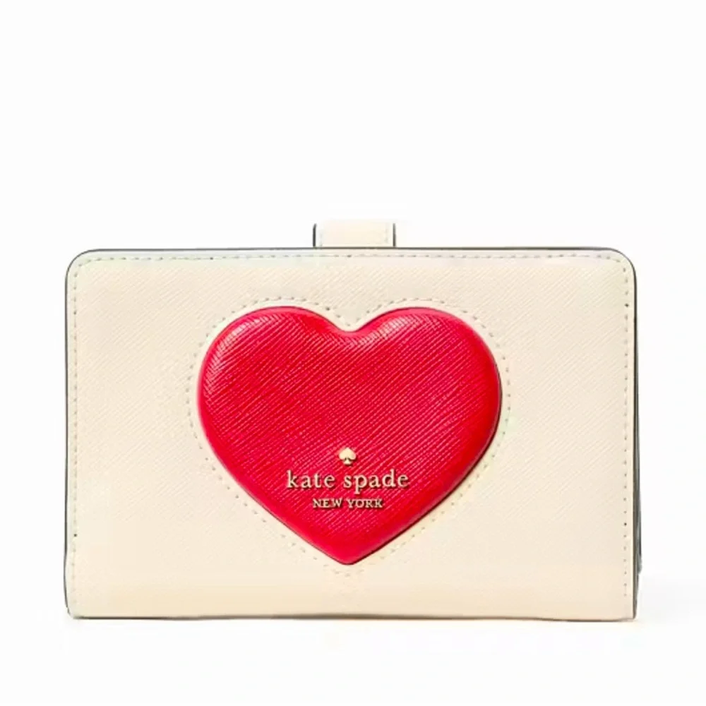 Kate Spade Madison Puffy Heart Medium Bifold Wallet
